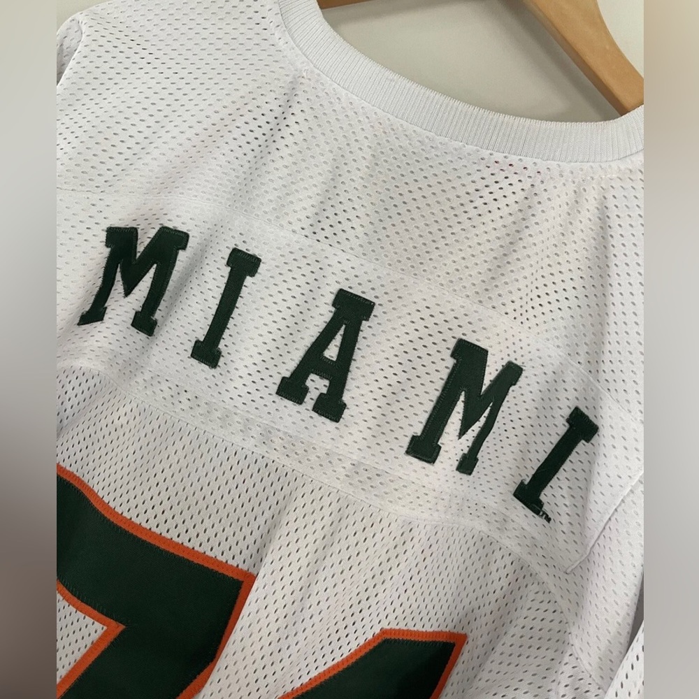 Miami Hurricanes Football Jersey. Used. Size Adult Large - Picture 9 of 10